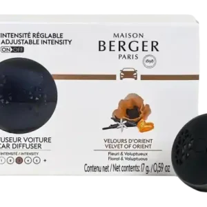 Gecertificeerd Maison Berger Velours D‘Orient Autoparfum Autodiffuser Black On/Off